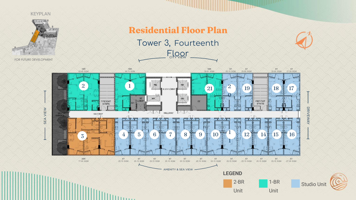 Floor 14 Building Layout Plan